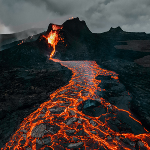 volcano lava tectonic